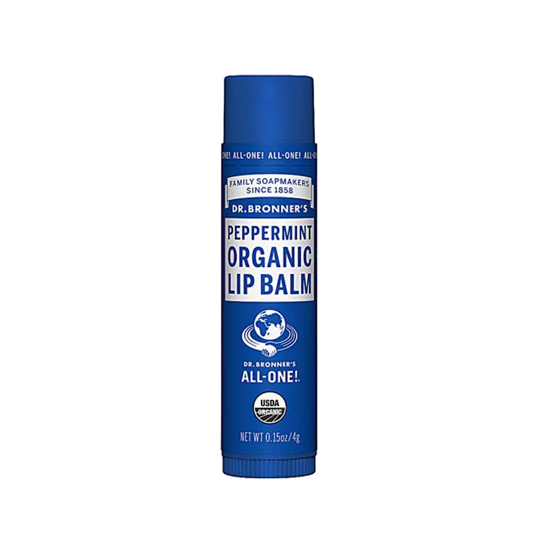 Dr. Bronner's Organic Lip Balm Peppermint - 0.15 oz