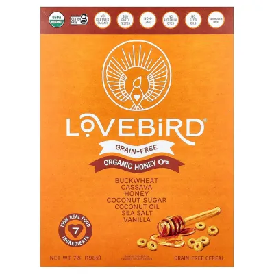 Lovebird Cereal Organic Grain Free Honey - 7 oz