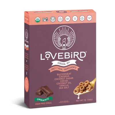 Lovebird Cereal Organic Grain Free Cacao - 7 oz