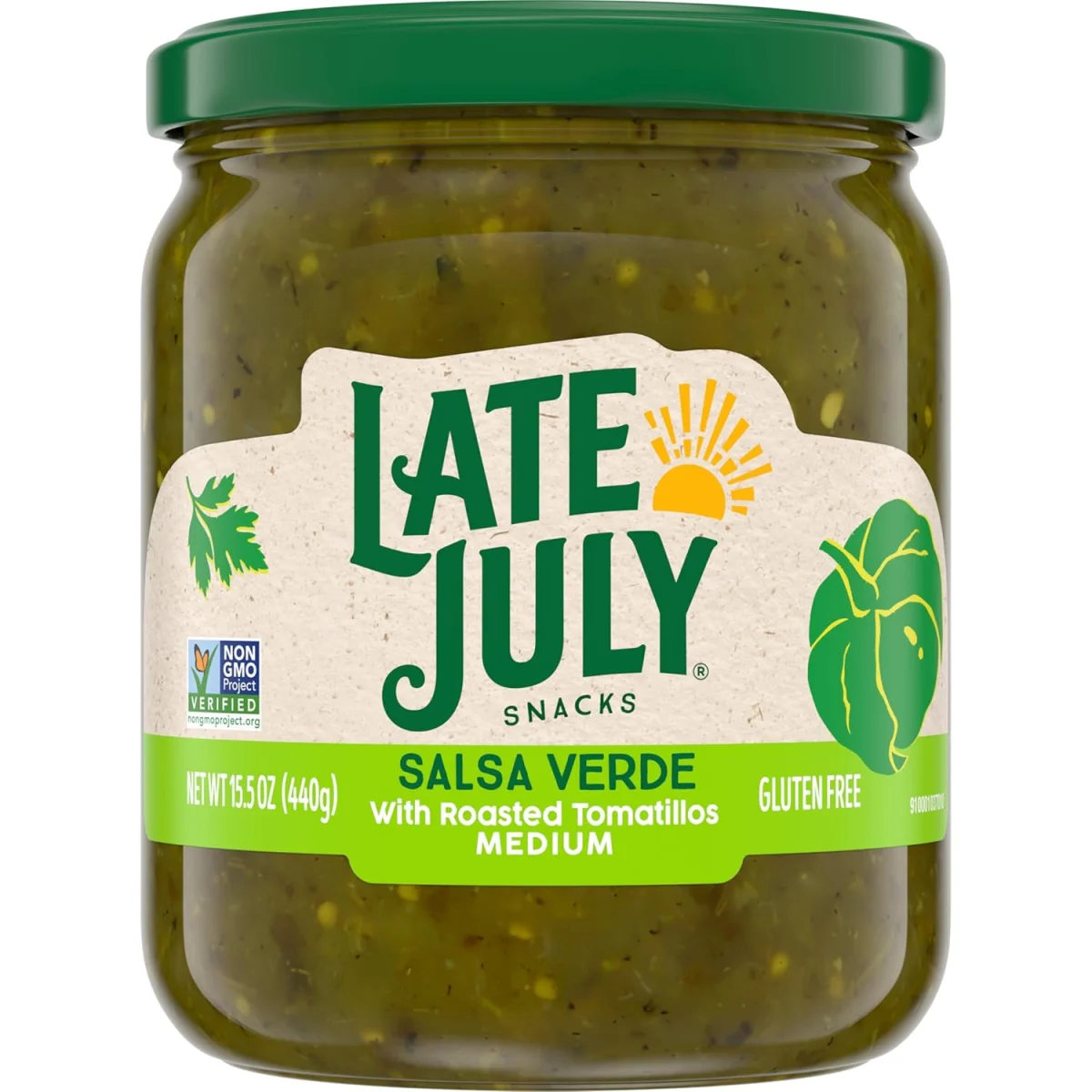 Late July Gluten Free Salsa Verde, Medium - 15.5 oz