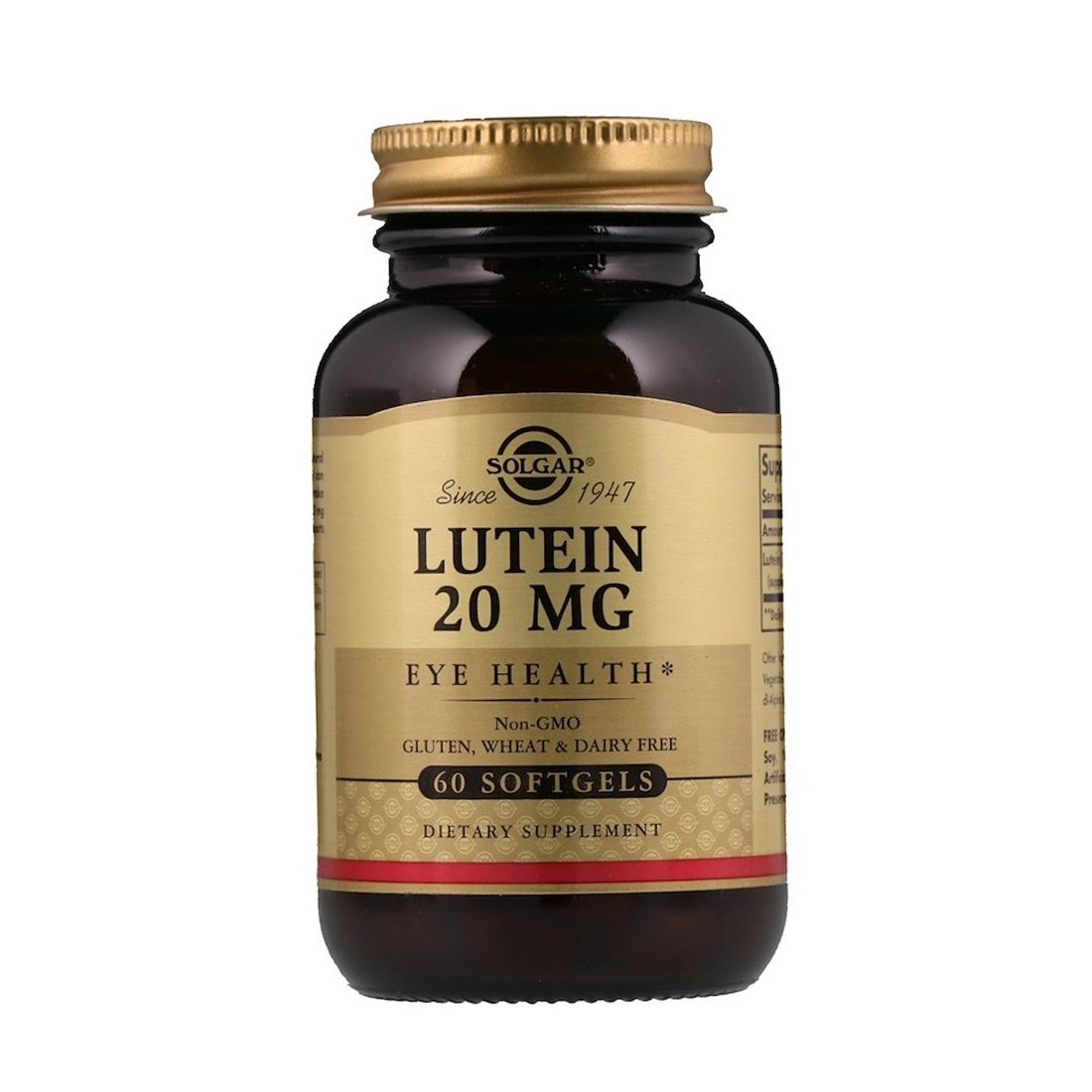 Solgar Lutein - 40 mg - 30 Softgels