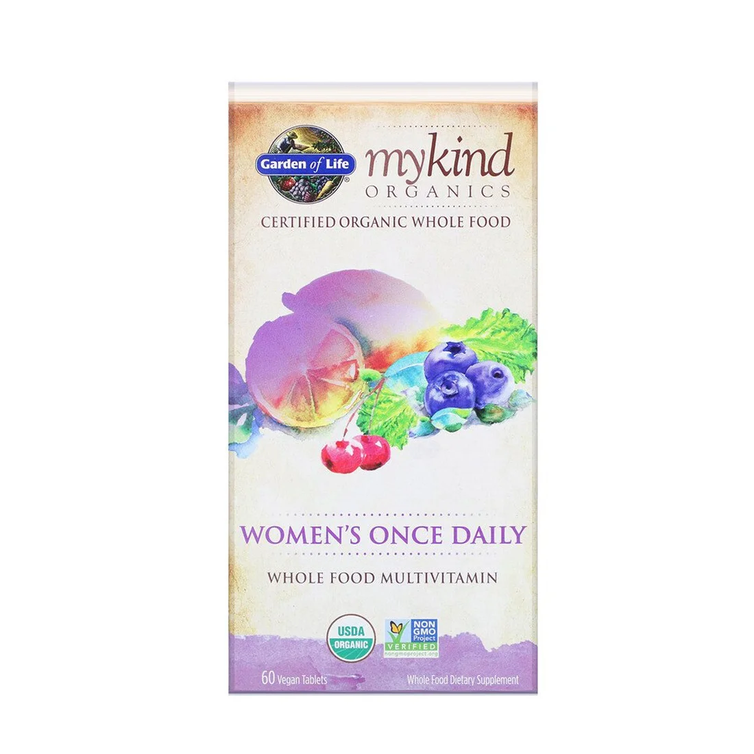 Garden of Life Organics Women's Once Daily Multivitamin - 60 Vegan Tablets