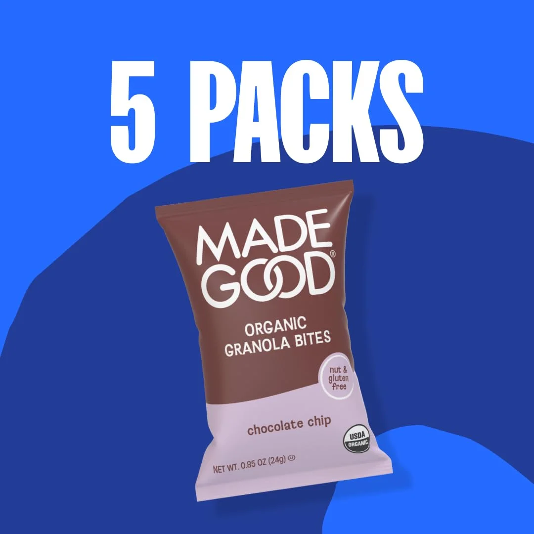 MadeGood Organic Gluten Free Granola Bites, Chocolate Chip