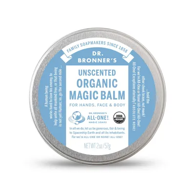 Dr. Bronner's Organic Magic Balm for Baby Hands Face & Body Unscented - 2 oz