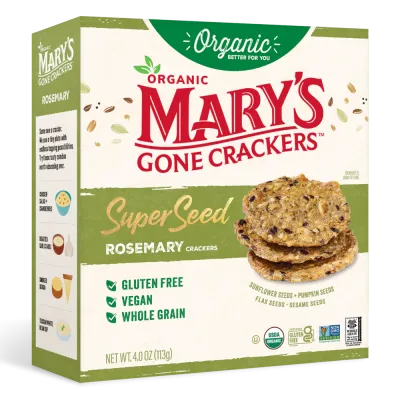 Mary's Gone Crackers Super Seed Rosemary Crackers - 4 oz