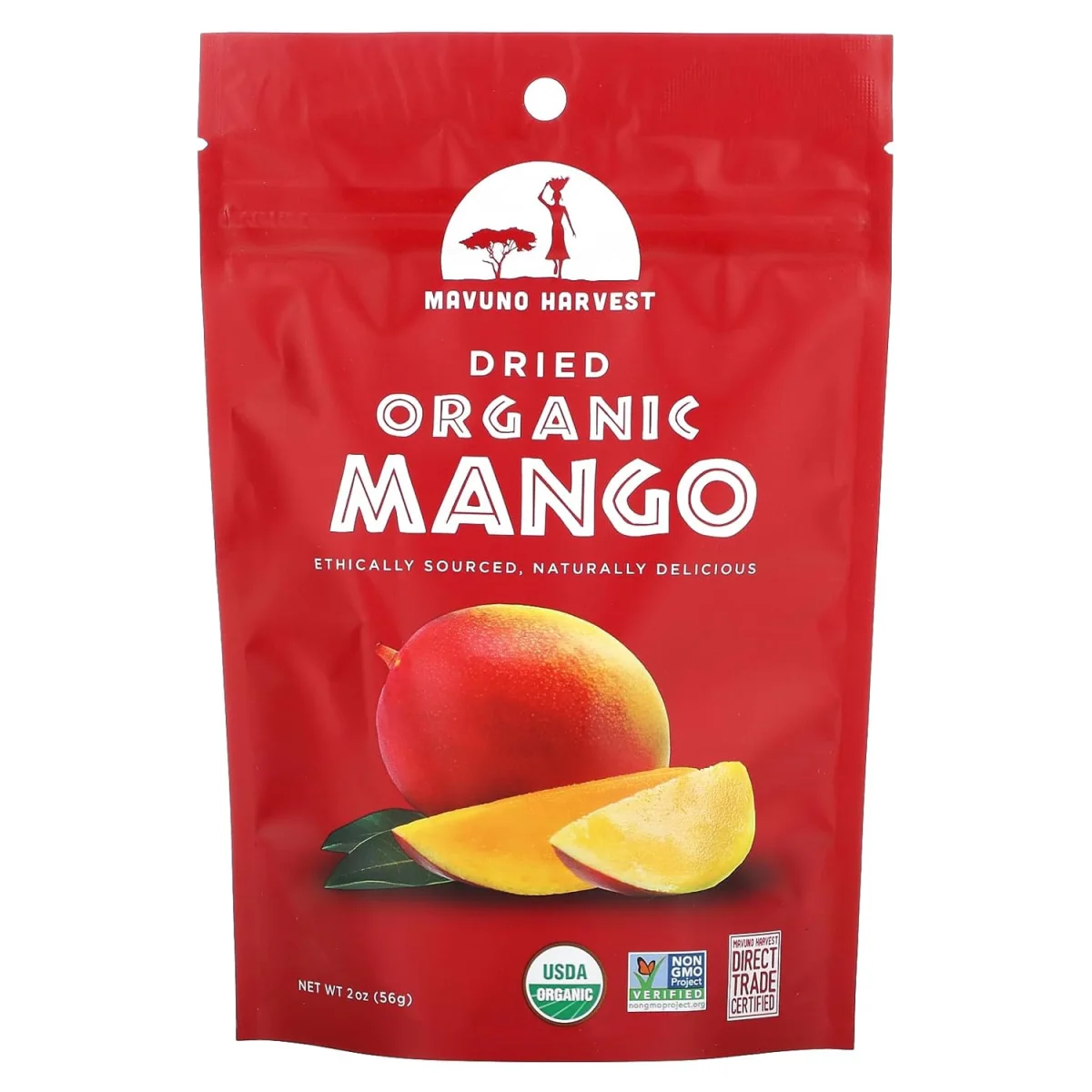 Mavuno Harvest Organic Dried Mango - 2 oz