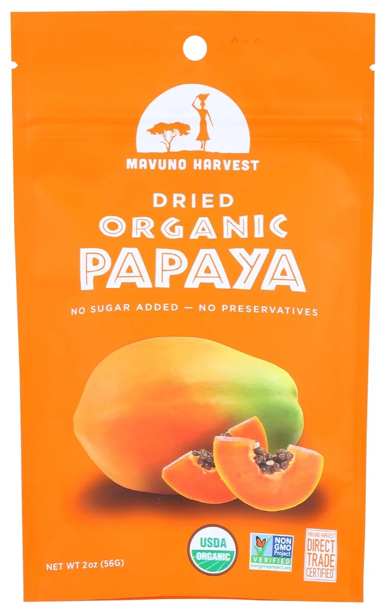 Mavuno Harvest Organic Papaya - 2 oz