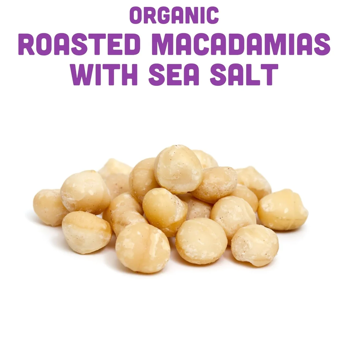Mavuno Harvest Organic Roasted Macadamia Nuts with Sea Salt