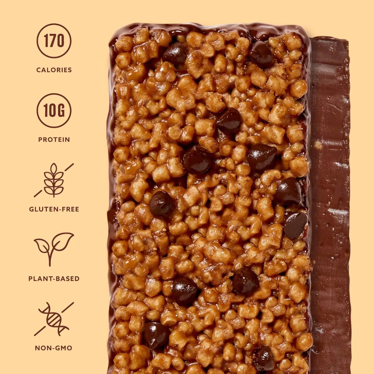 Mezcla Puff Crispy Protein Bar, Peanut Butter