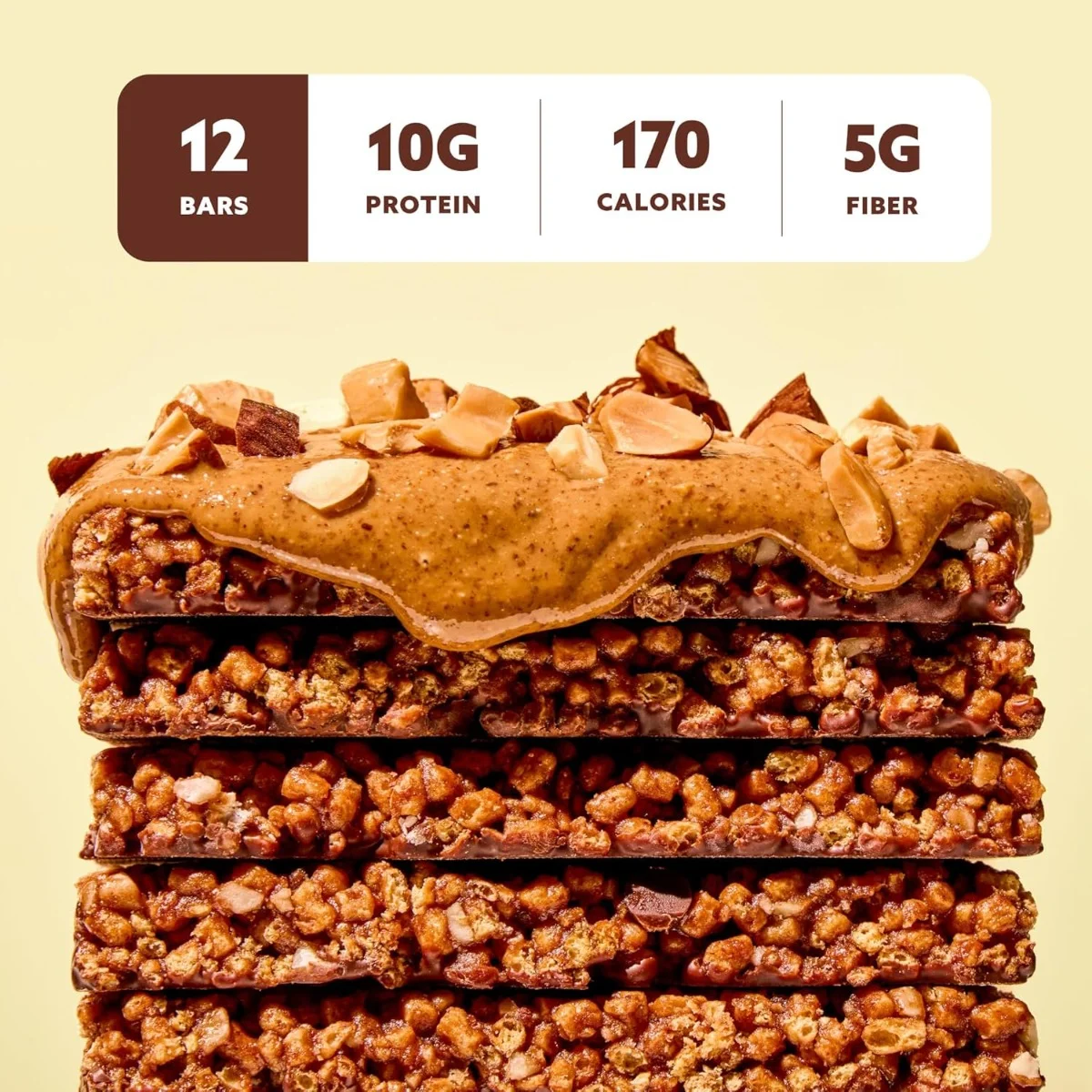Mezcla Puff Crispy Protein Bar, Almond Butter Chocolate