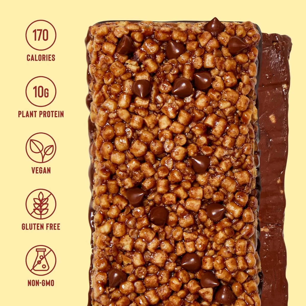 Mezcla Puff Crispy Protein Bar, Almond Butter Chocolate