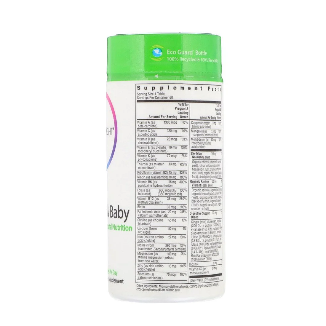 Rainbow Light 35+ Mom and Baby Pre & Postnatal Care - 60 Tablets