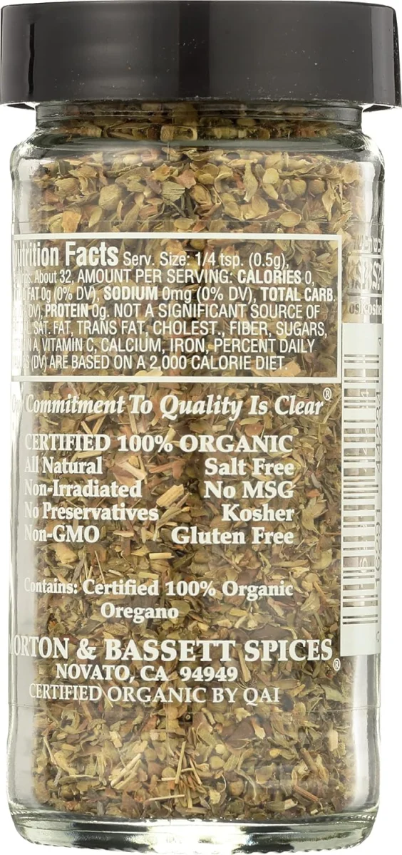 Morton & Bassett 100% Organic Oregano