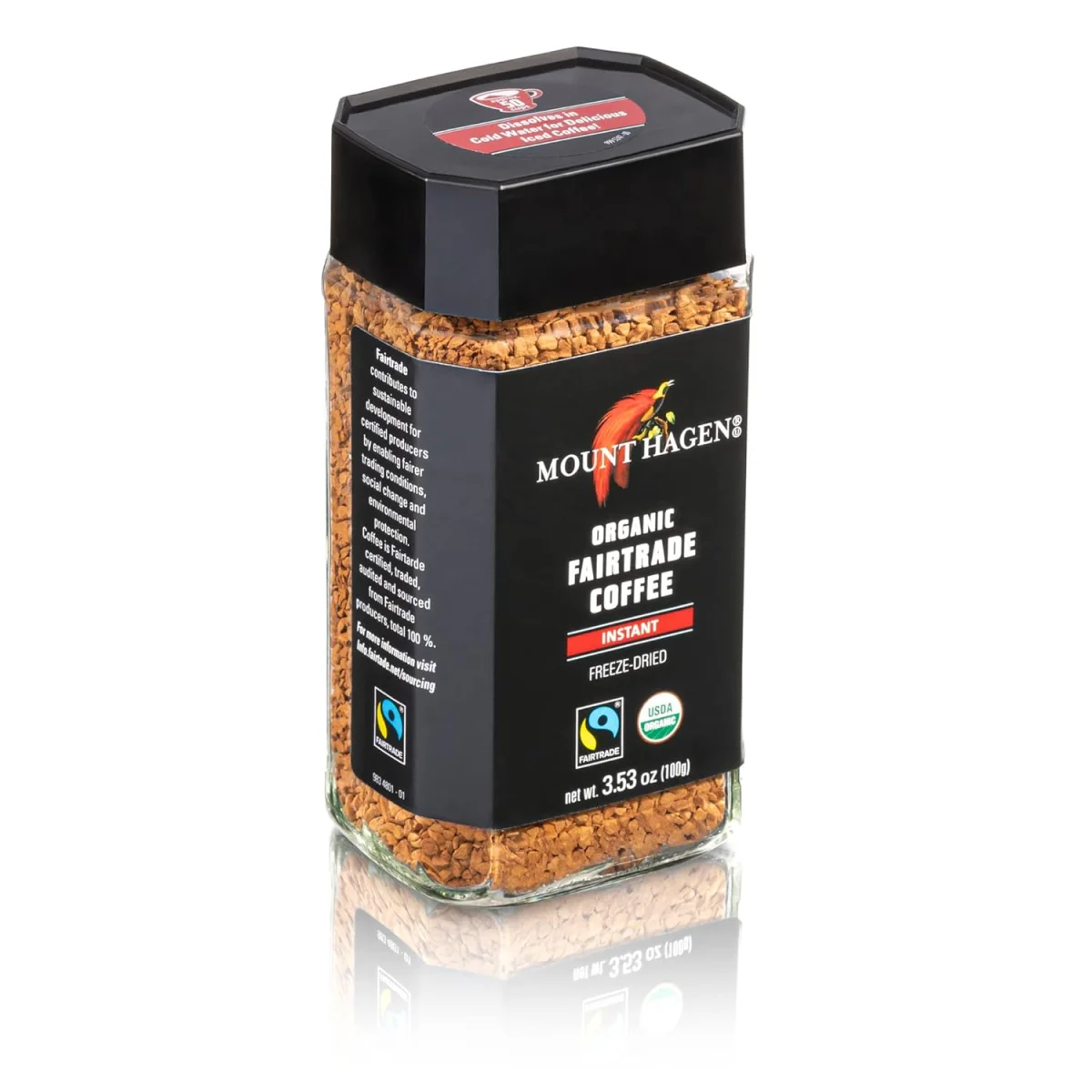 Mount Hagen Organic Fairtrade Instant Coffee - 3.53 oz