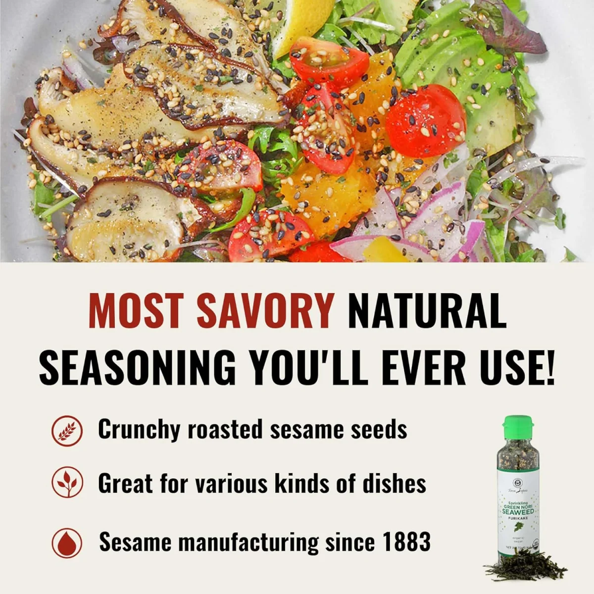 Muso From Japan Green Nori Seaweed Furikake