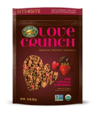 Nature's Path Love Crunch Premium Organic Granola, Dark Chocolate & Red Berries - 11.5 oz