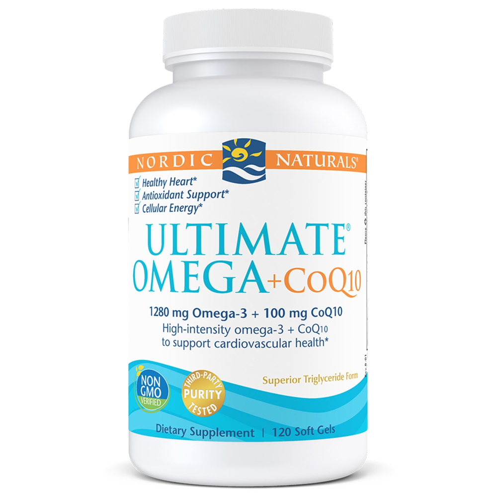Nordic Naturals Ultimate Omega plus CoQ10 - 120 Softgels