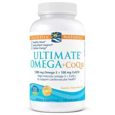 Nordic Naturals Ultimate Omega plus CoQ10 - 120 Softgels
