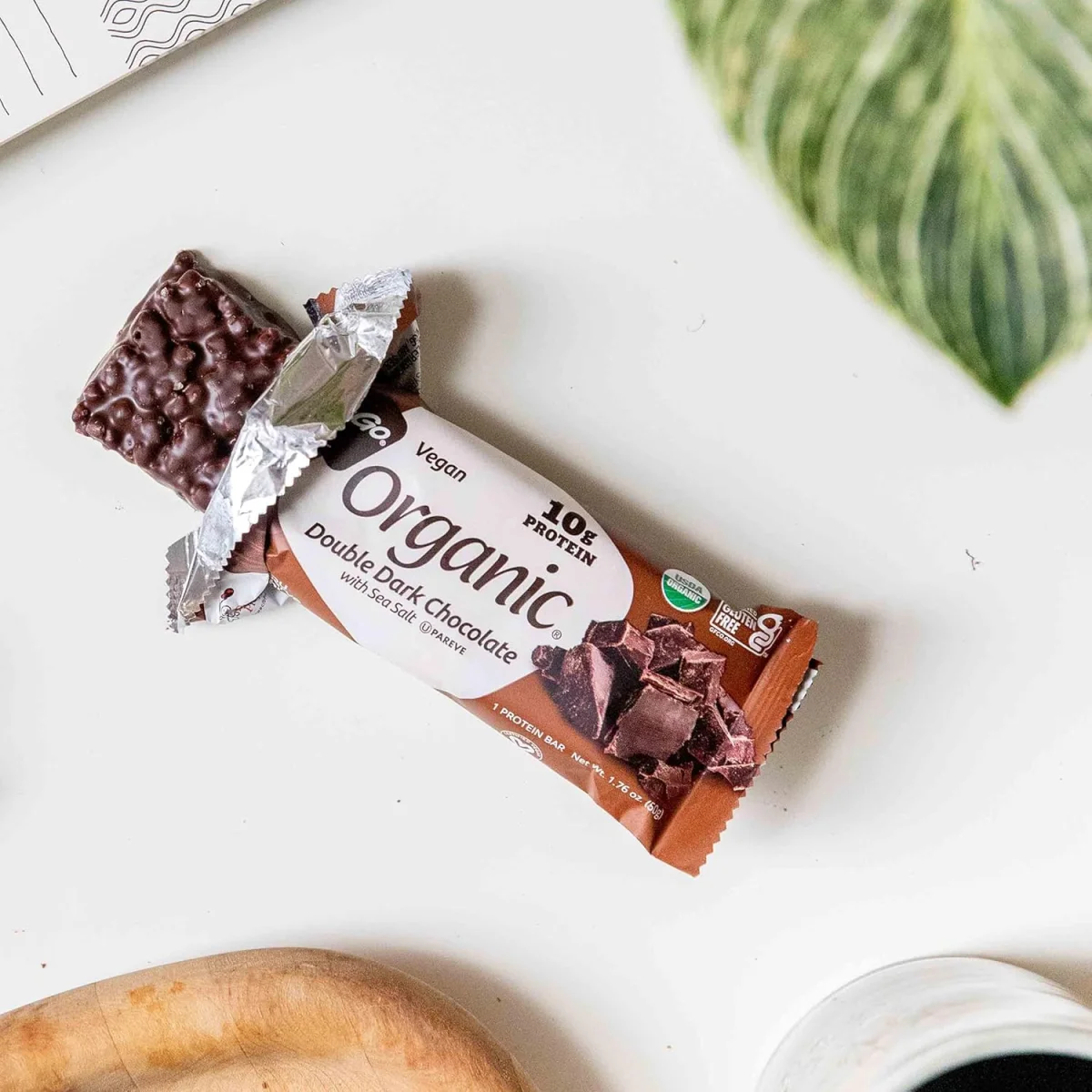 NuGo Organic Double Dark Chocolate - 10 g