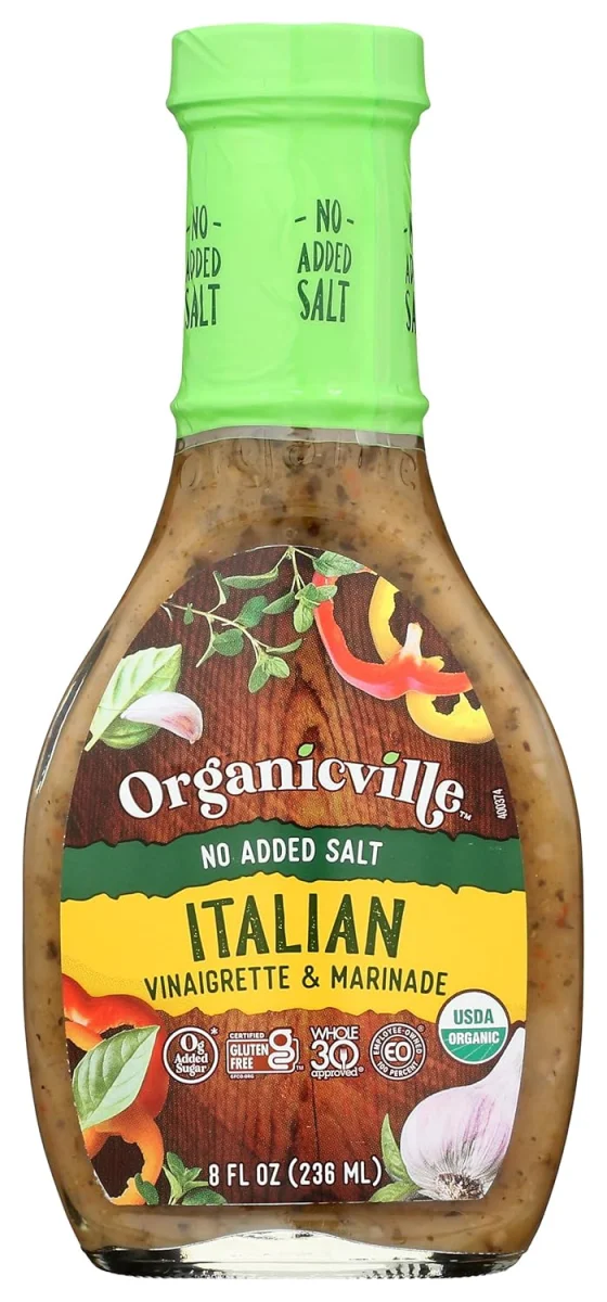 Organicville Organic Salt Free Italian Dressing - 8 fl oz