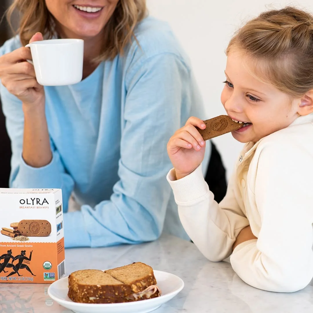 Olyra Organic Breakfast Biscuits, Cinnamon Tahini