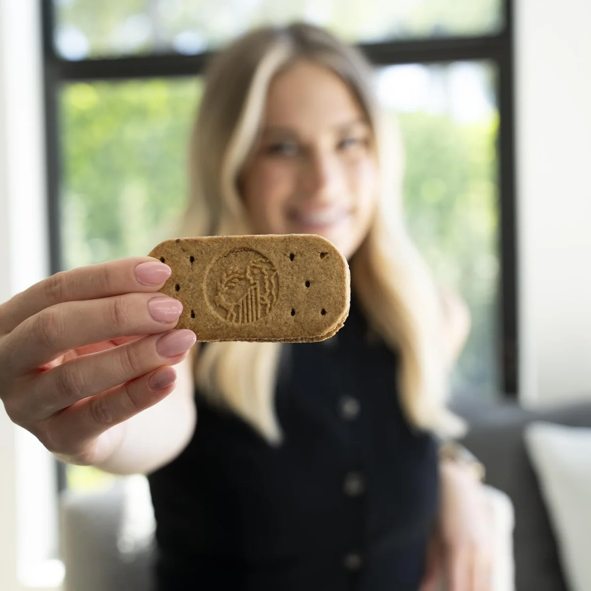 Olyra Organic Creme Breakfast Biscuits, Hazelnut