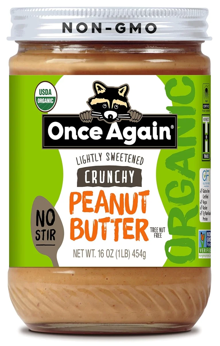 Once Again Peanut Butter, Crunchy Lightly Sweetened - 16 oz