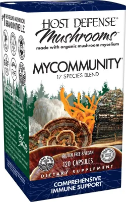 Host Defense Mushrooms Organic MyCommunity Capsules - 120 Capsules