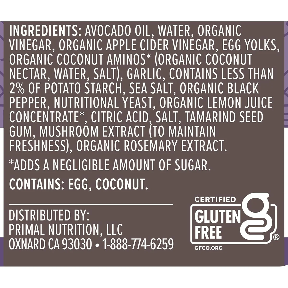 Primal Kitchen Caesar Dressing & Marinade with Avocado Oil - 8 fl oz