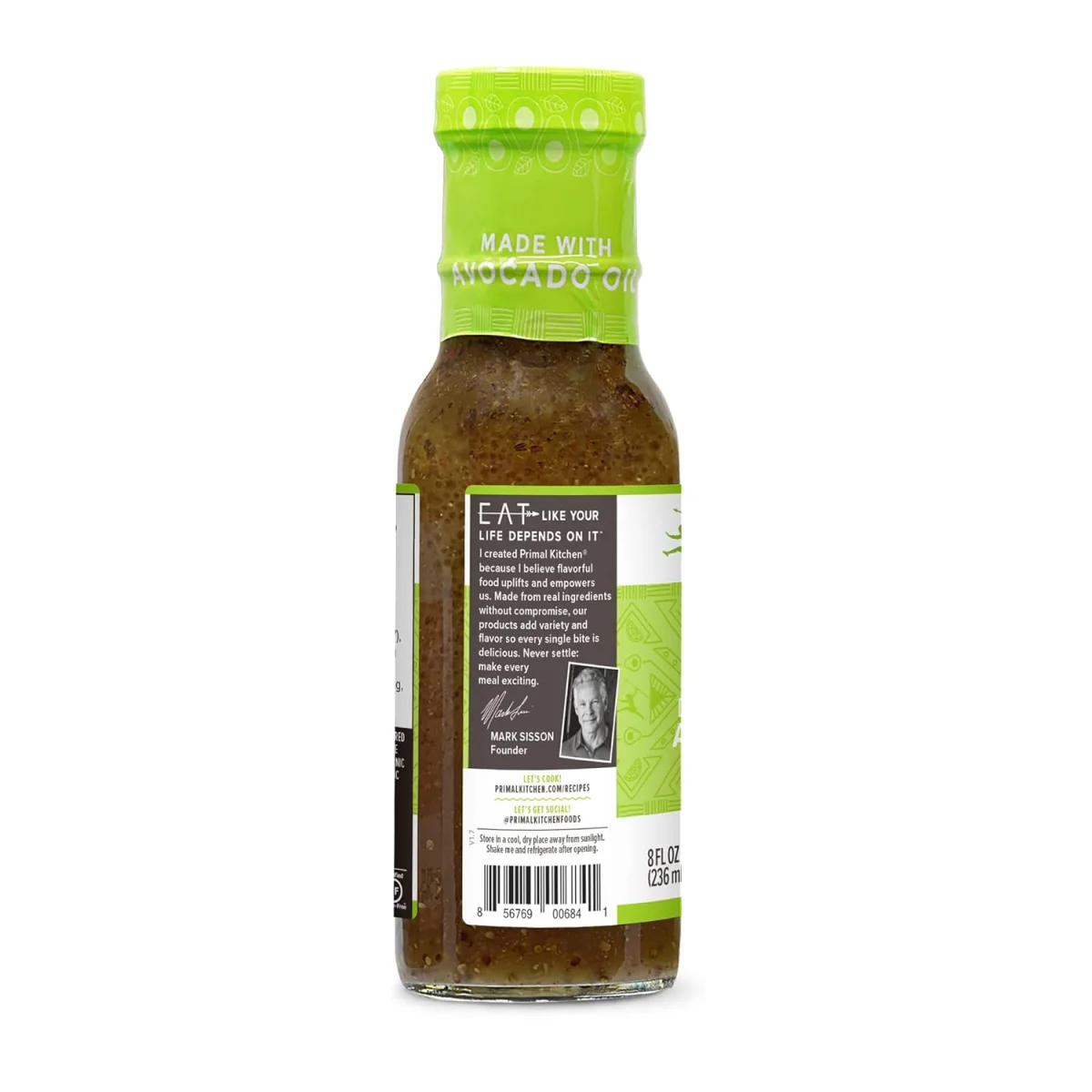 Primal Kitchen Italian Dressing & Marinade with Avocado Oil - 8 fl oz