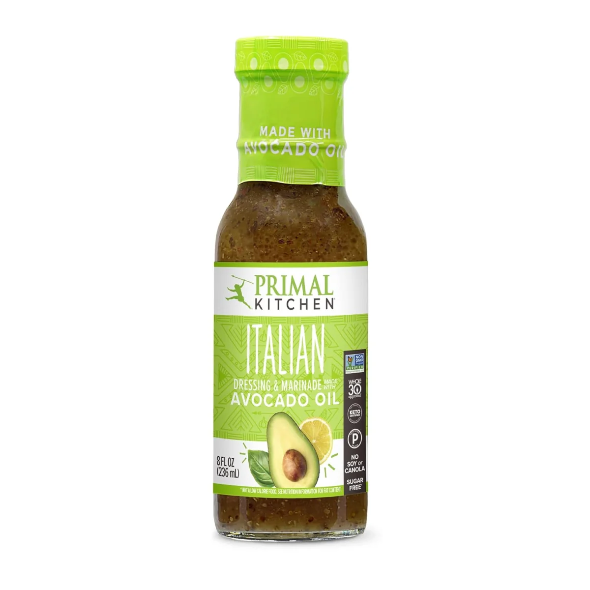 Primal Kitchen Italian Dressing & Marinade with Avocado Oil - 8 fl oz