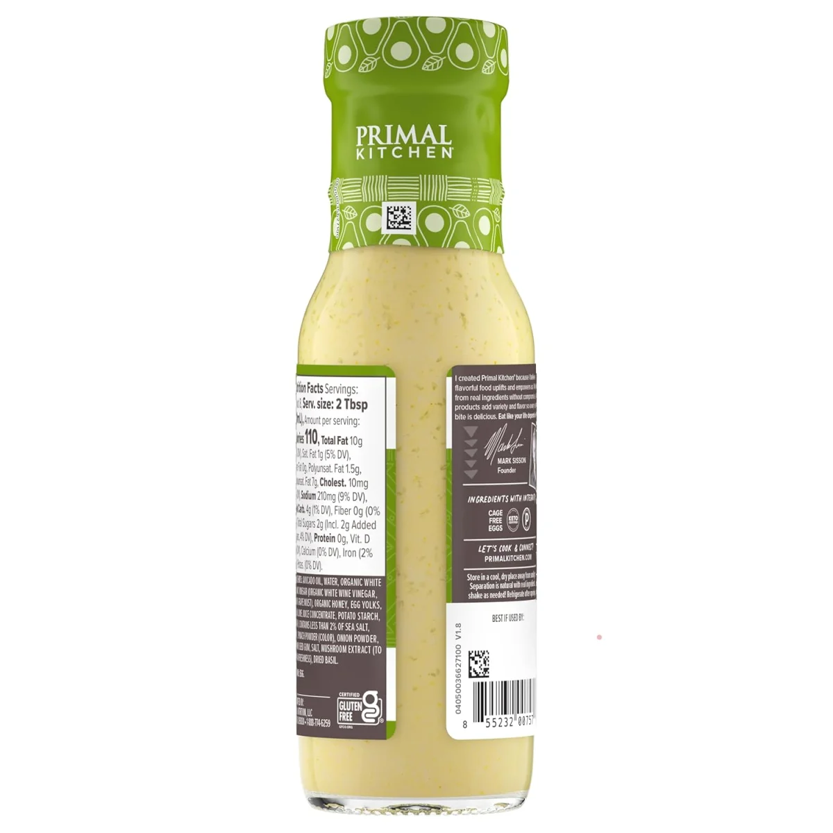 Primal Kitchen Cilantro Lime Dressing & Marinade - 8 oz