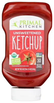 Primal Kitchen Organic Unsweetened Ketchup - 18.5 oz