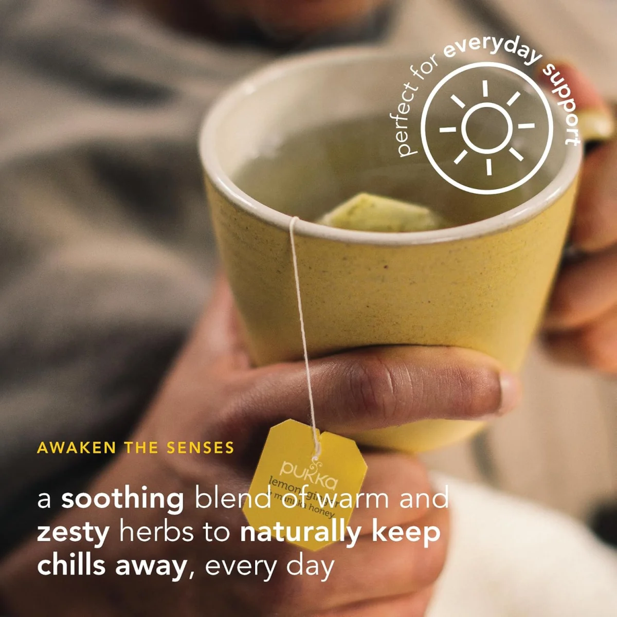 Pukka Herbs Organic Lemon, Ginger & Manuka Honey Herbal Tea