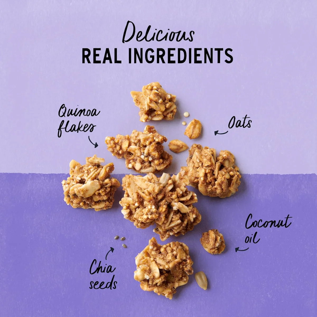 Purely Elizabeth Ancient Grain Granola, Blueberry Hemp - 12 oz