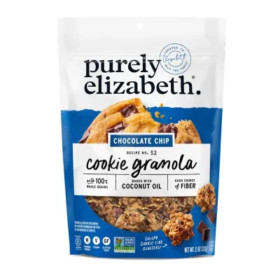 Purely Elizabeth Gluten Free Vegan Cookie Granola, Chocolate Chip Cookie - 11 oz