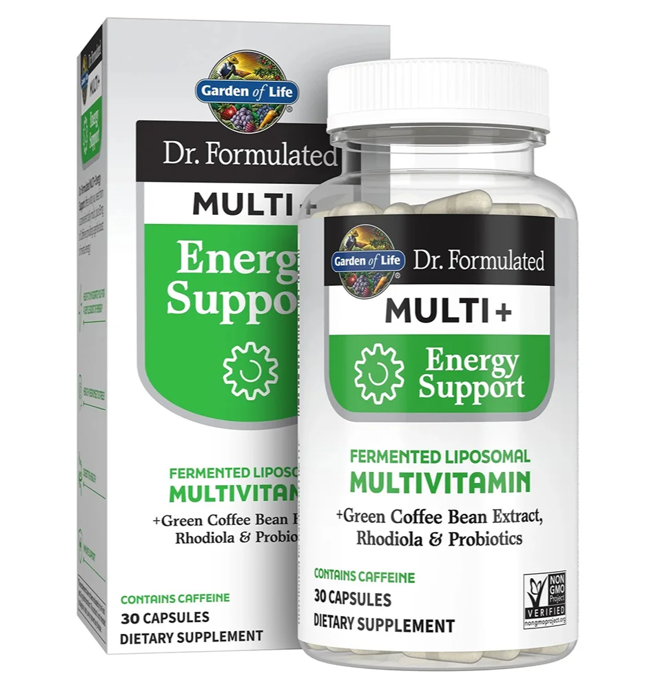 Garden of Life, Dr. Formulated Multi+, Energy Support, 30 Capsules