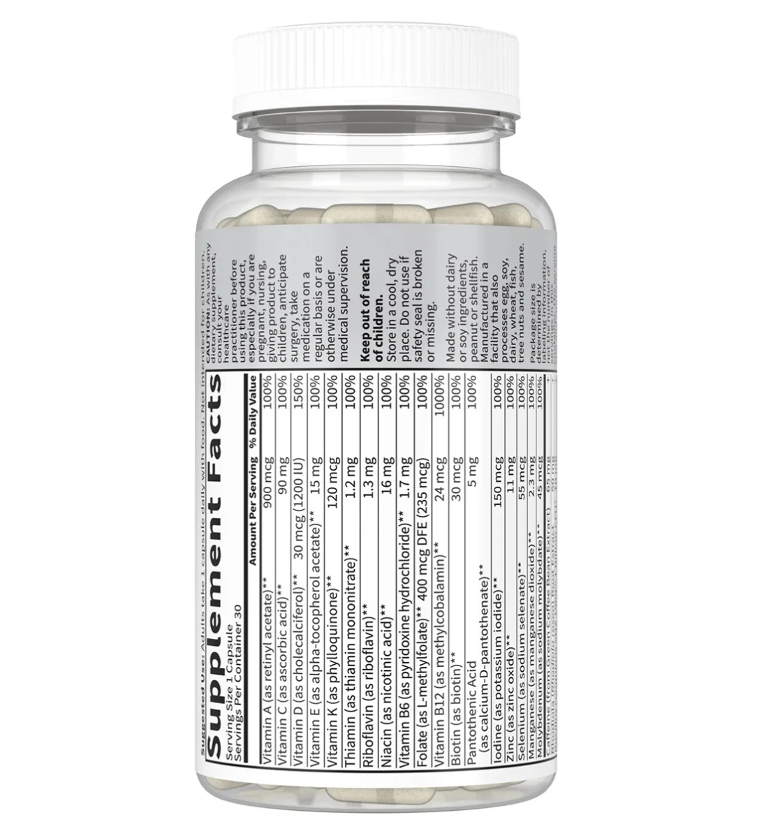 Garden of Life, Dr. Formulated Multi+, Energy Support, 30 Capsules
