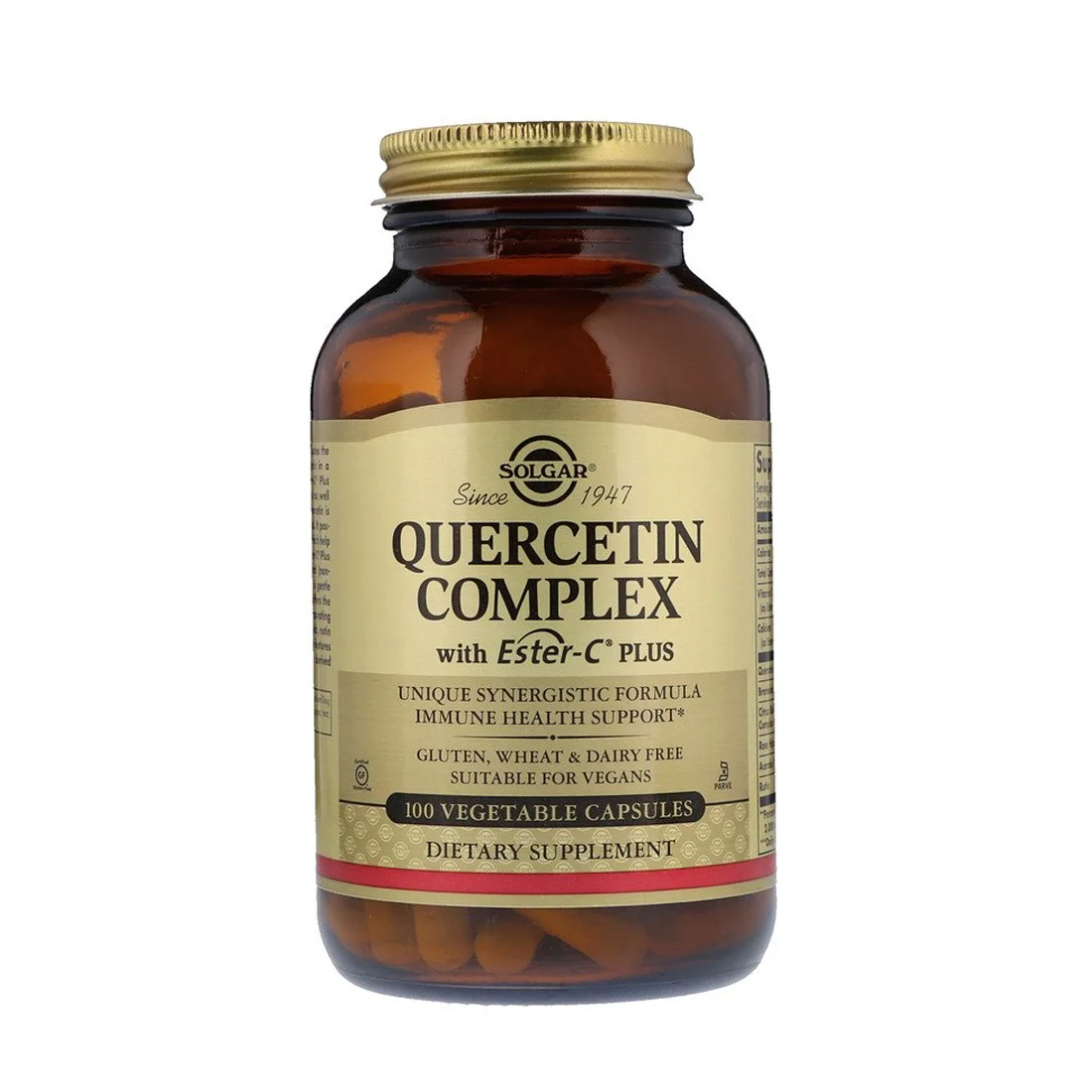 Solgar Quercetin Complex with Ester-C® Plus - 100 Vegetable Capsules