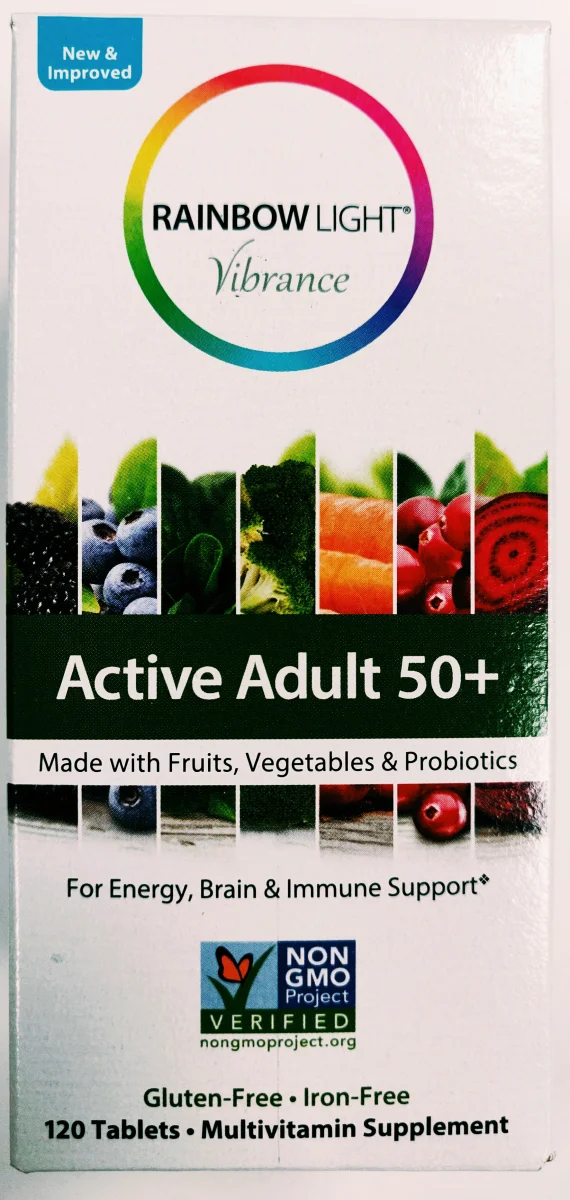 Rainbow Light Vibrance Active Adult 50+ 120 Tablets