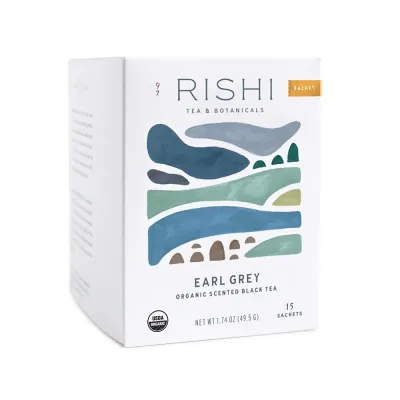 Rishi Tea Organic Earl Grey Black Tea - 15 Sachets