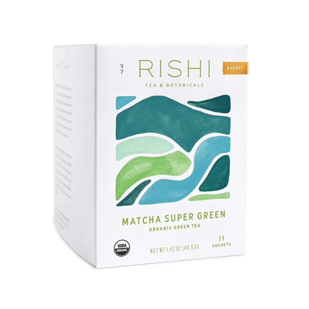 Rishi Tea Organic Matcha Super Green Tea - 15 Sachets