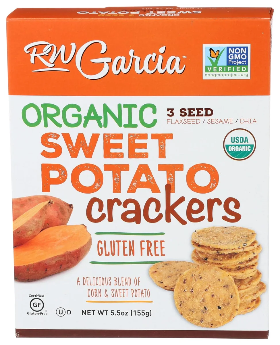 R.W. Garcia Organic Sweet Potato Crackers - 5.5 oz