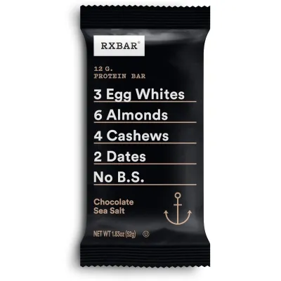 RXBAR Protein Bars, Chocolate Sea Salt - 18.3 oz Box