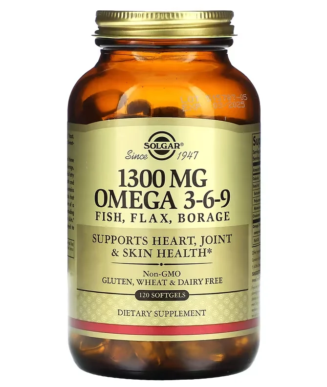 Solgar EFA Omega 3-6-9 - 1300 mg - 120 Softgels