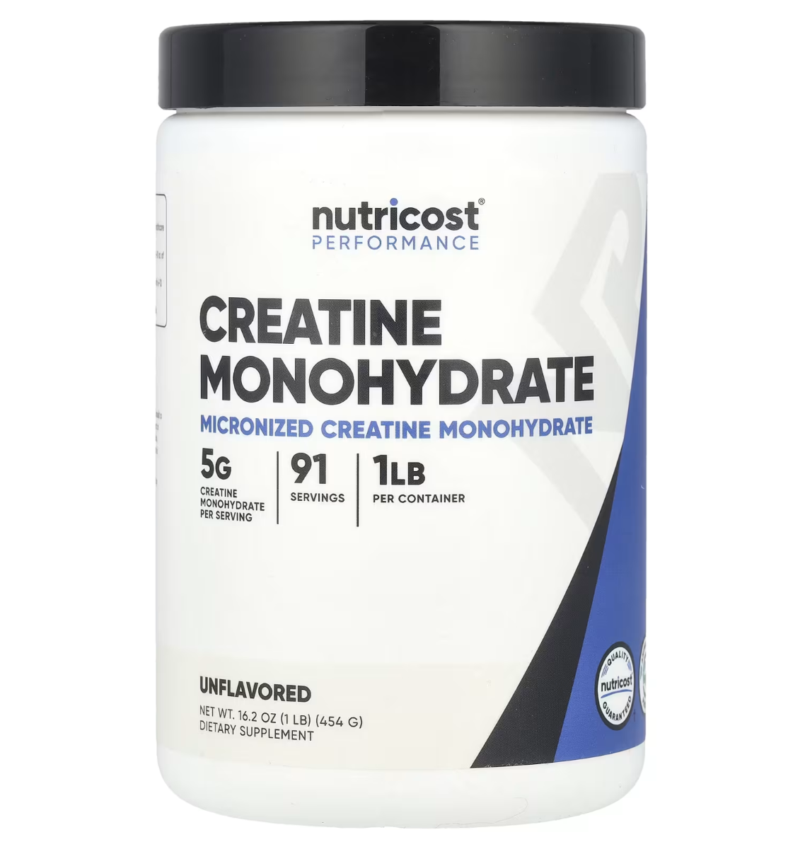 Nutricost Creatine Monohydrate Powder Unflavored - 1 lb