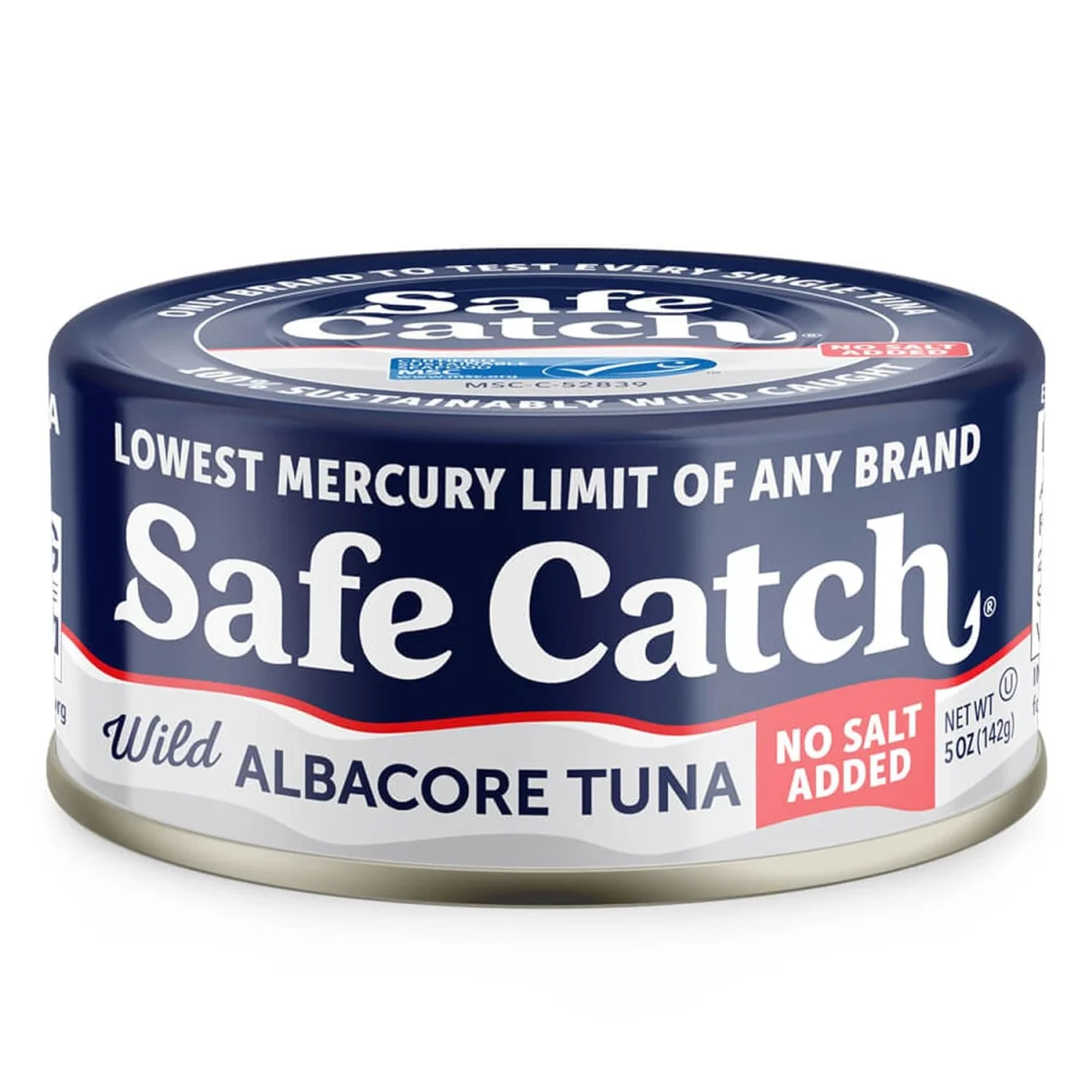 Safe Catch Wild Albacore Tuna, No Salt Added - 5 oz