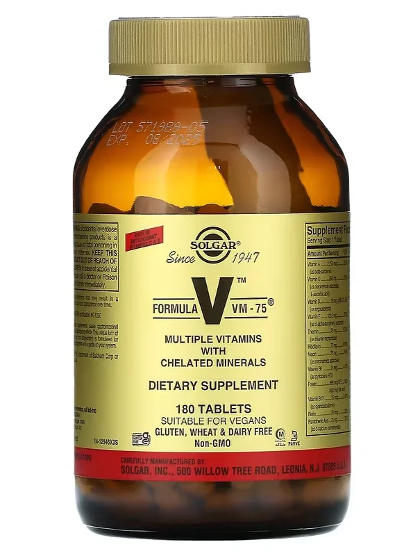 Solgar Formula VM-75® - 180 Tablets