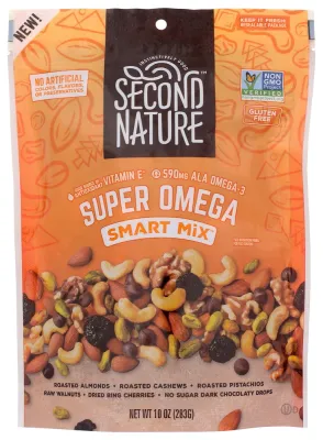 Second Nature Super Omega Smart Mix Nut Medley - 10 oz