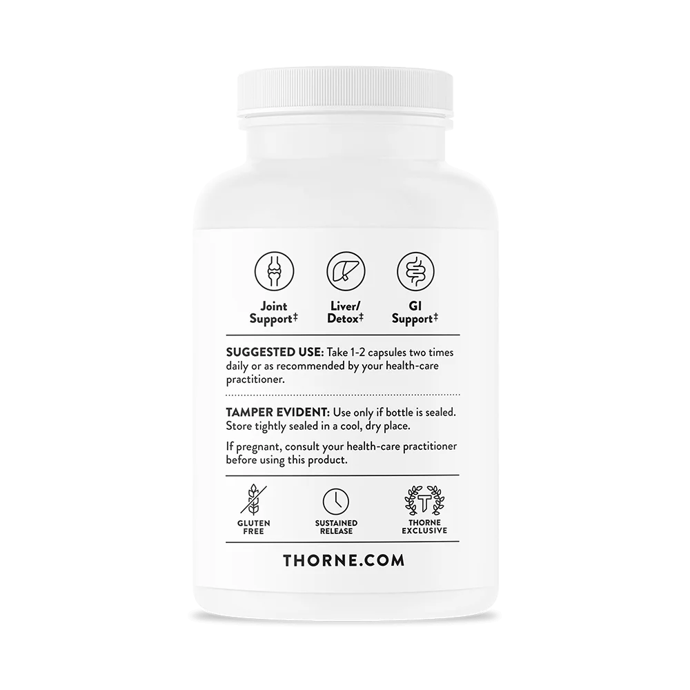 Thorne Curcumin Phytosome - Sustained Release - 500 mg - 120 Capsules